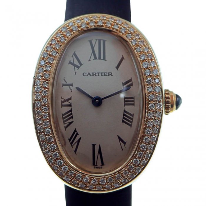Baignoire 1954 18K金钻石女士复古手表